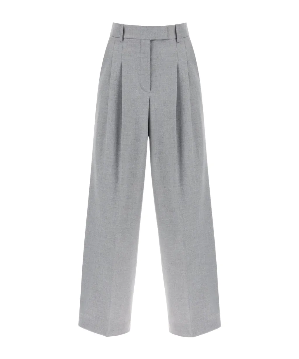 High-Waist Wide-Leg Trousers