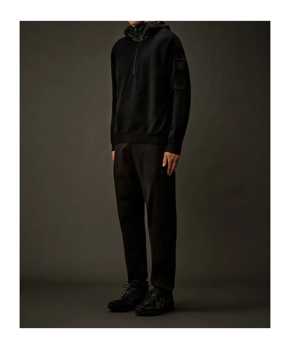 Half-Zip Hooded Jumper