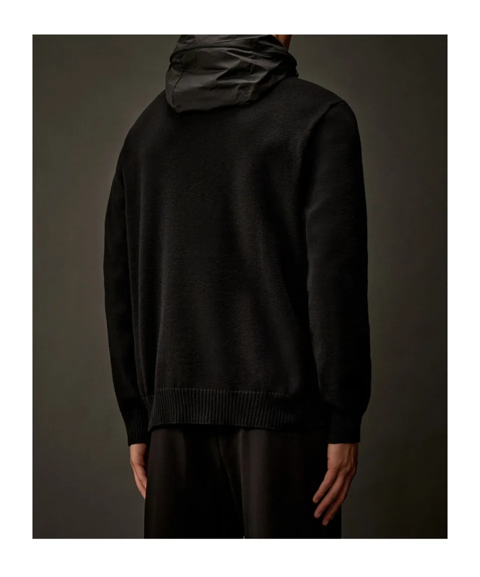 Half-Zip Hooded Jumper