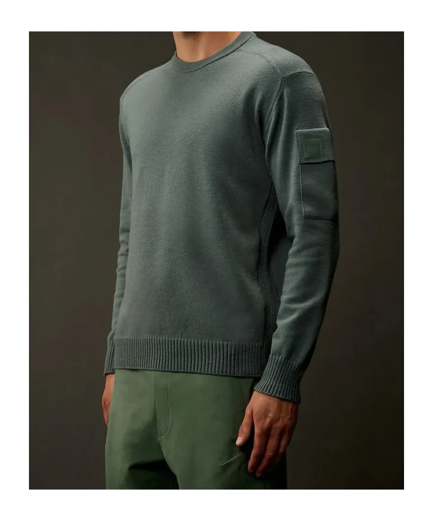 Metropolis Series Extrafine Merino Wool Crewneck Sweater