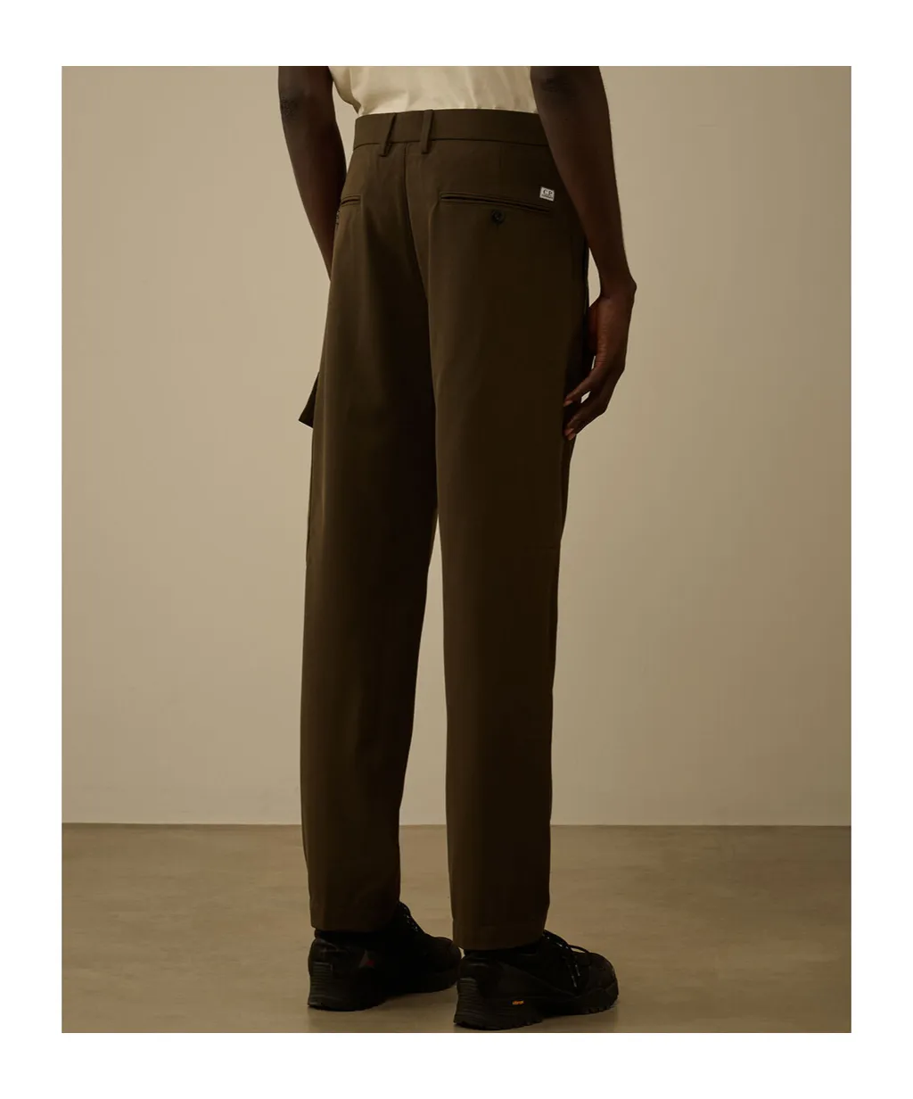 Pleated Cargo Trousers