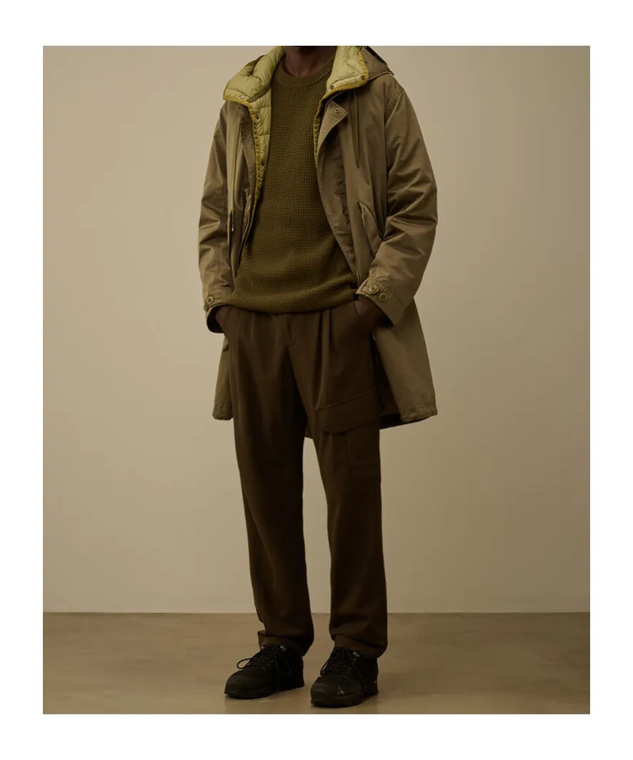 Pleated Cargo Trousers