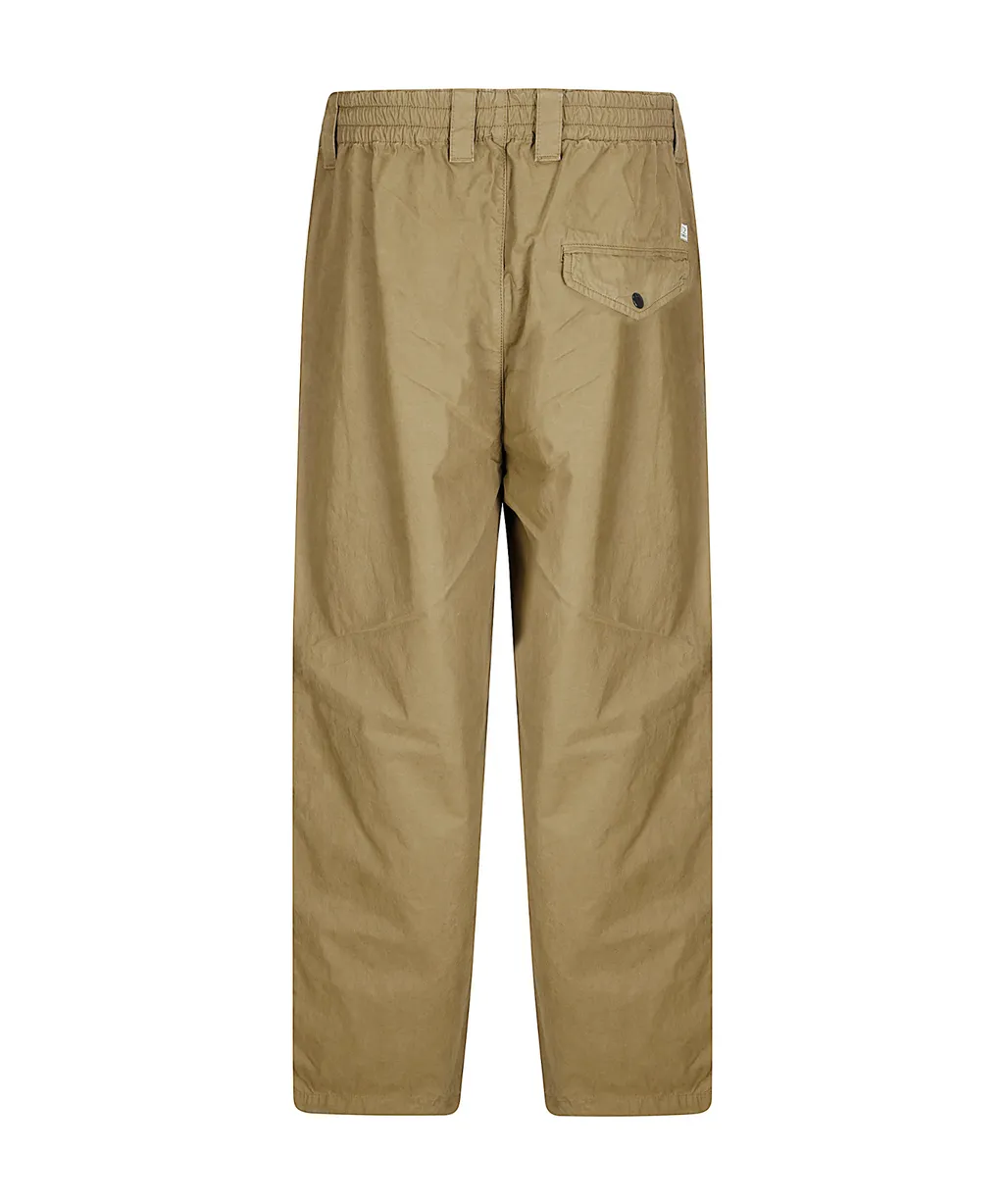 Button-Fastening Drawstring Trousers