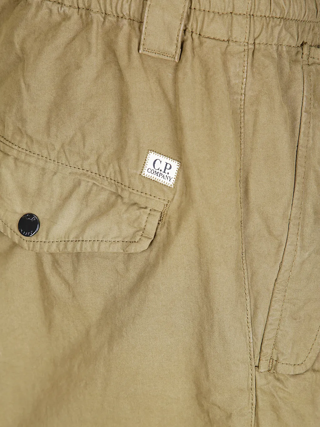 Button-Fastening Drawstring Trousers