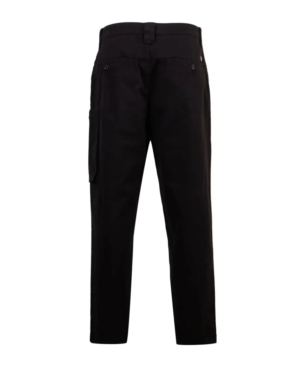 Pocket-Detail Straight-Leg Trousers