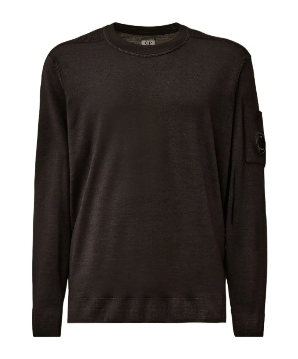 Lens Detail Wool Sweater