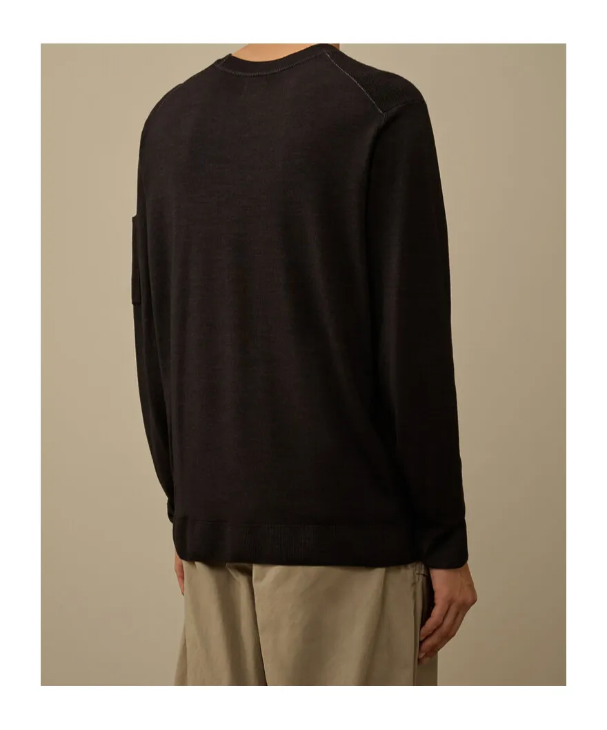 Lens Detail Wool Sweater