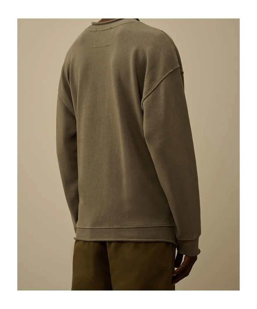 Boxy Embossed Logo Sweater