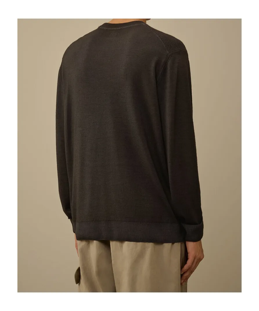 Lens-Pocket Wool Sweater