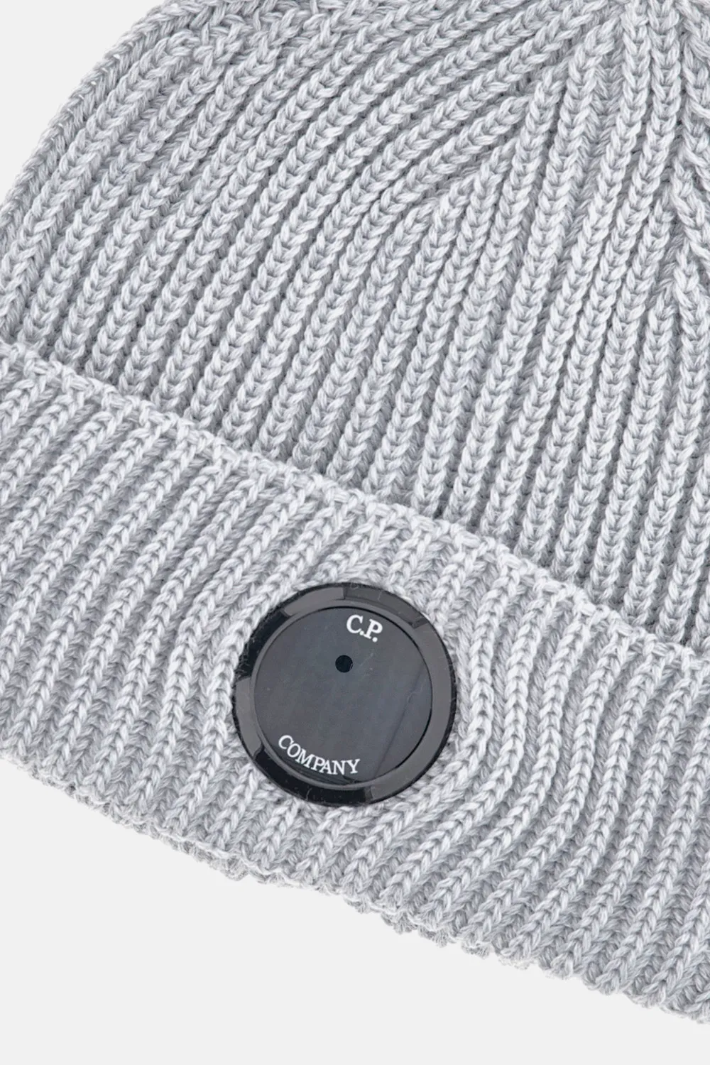 Logo Plaque Knit Beanie