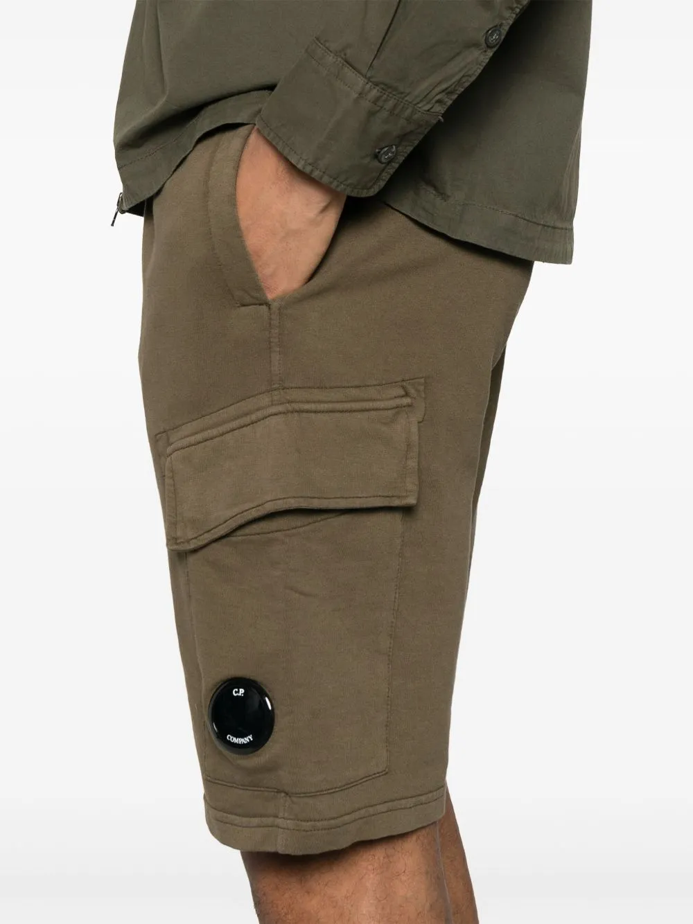 Lens-Detailed Track Shorts