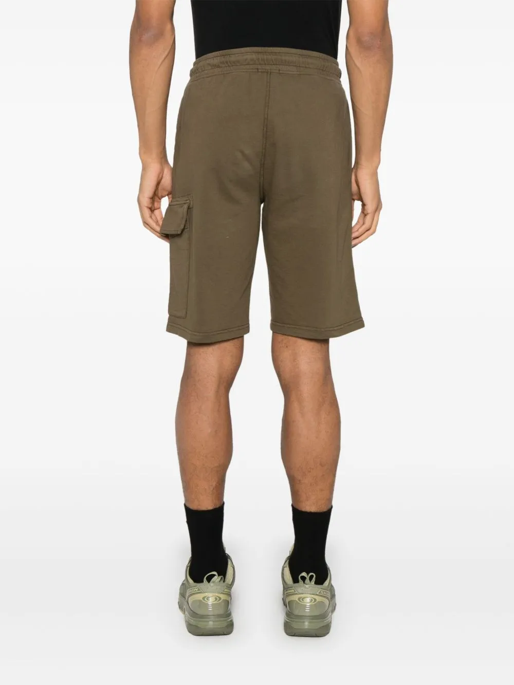 Lens-Detailed Track Shorts