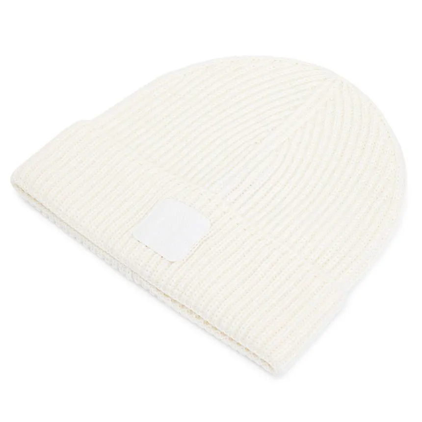 Logo Patch Knitted Beanie
