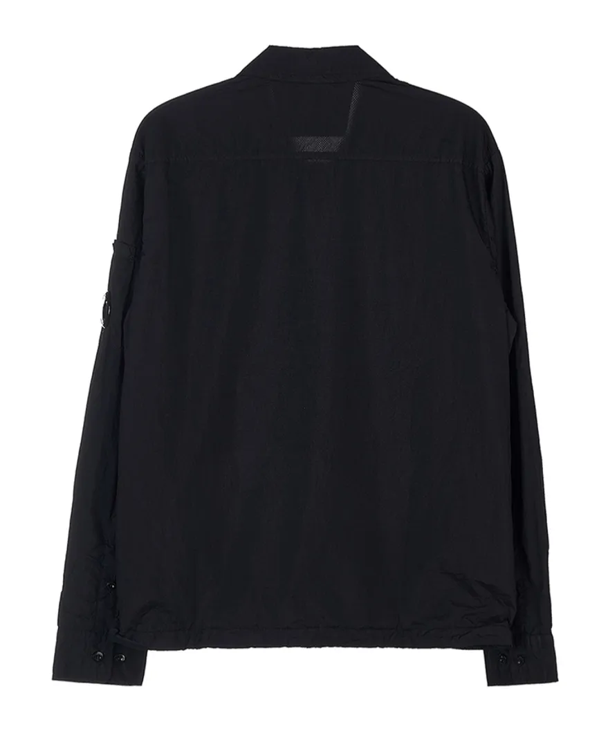 Taylon Lens-Detail Overshirt Jacket