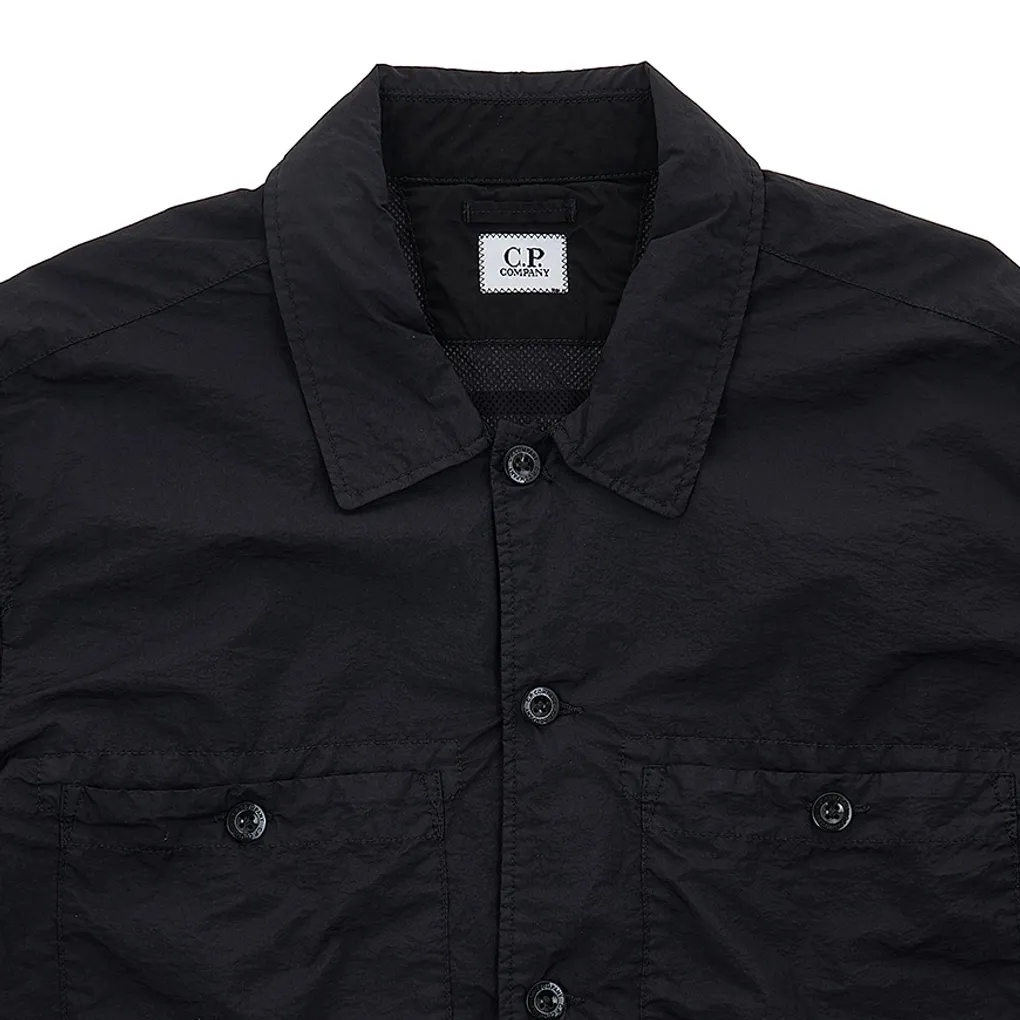 Taylon Lens-Detail Overshirt Jacket