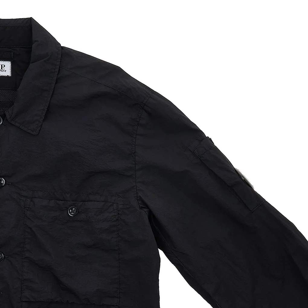 Taylon Lens-Detail Overshirt Jacket