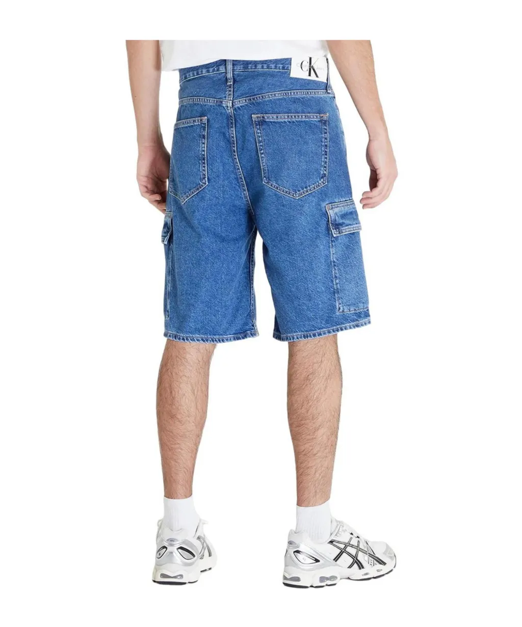 Denim Cargo Shorts