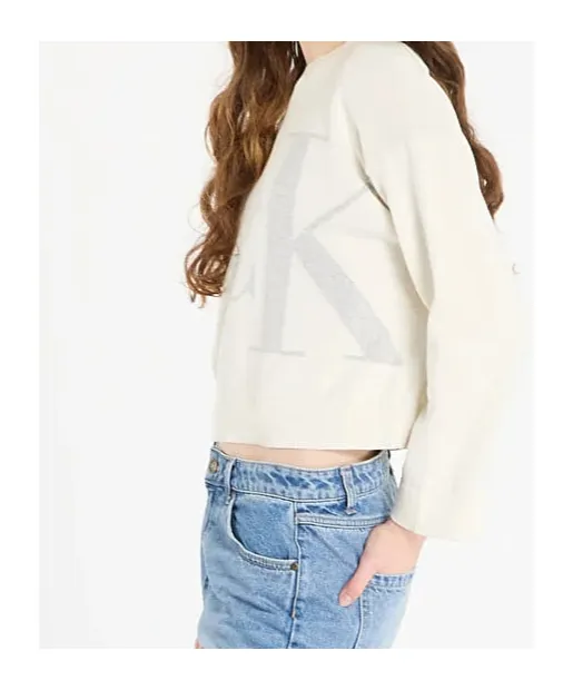Long-Sleeve Cotton Sweater