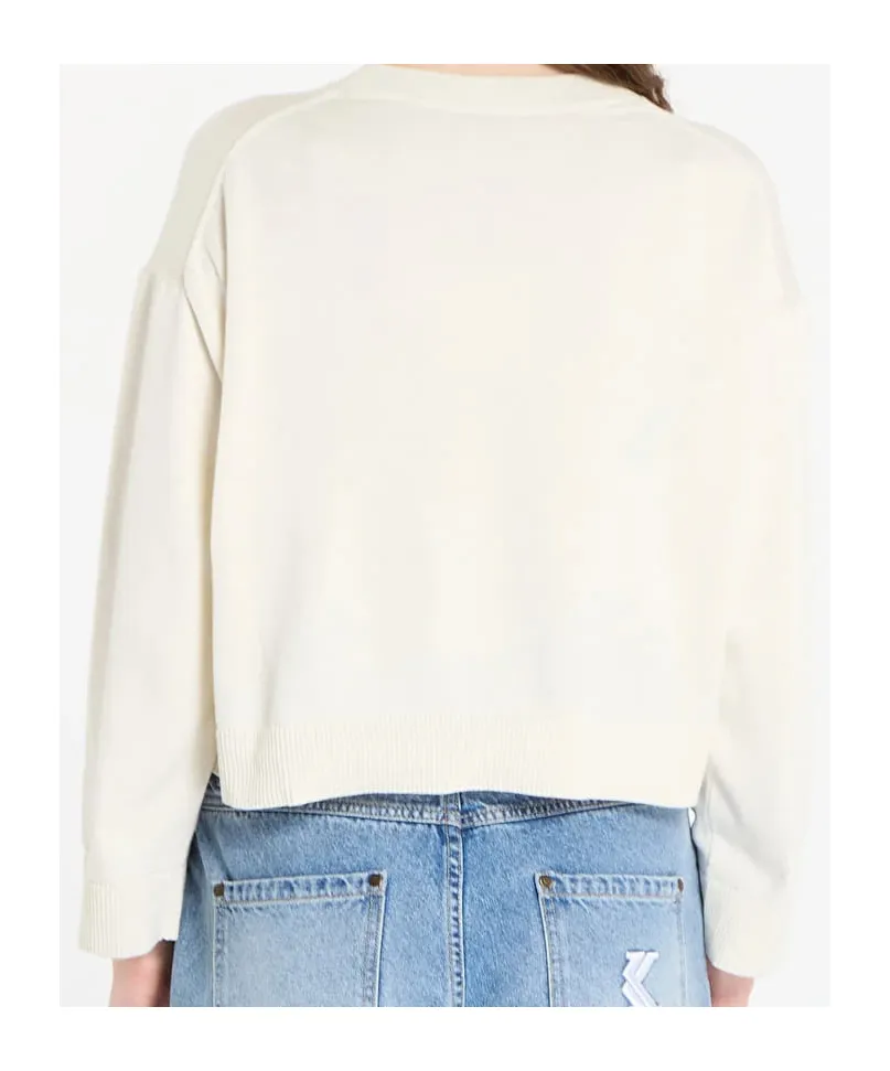 Long-Sleeve Cotton Sweater