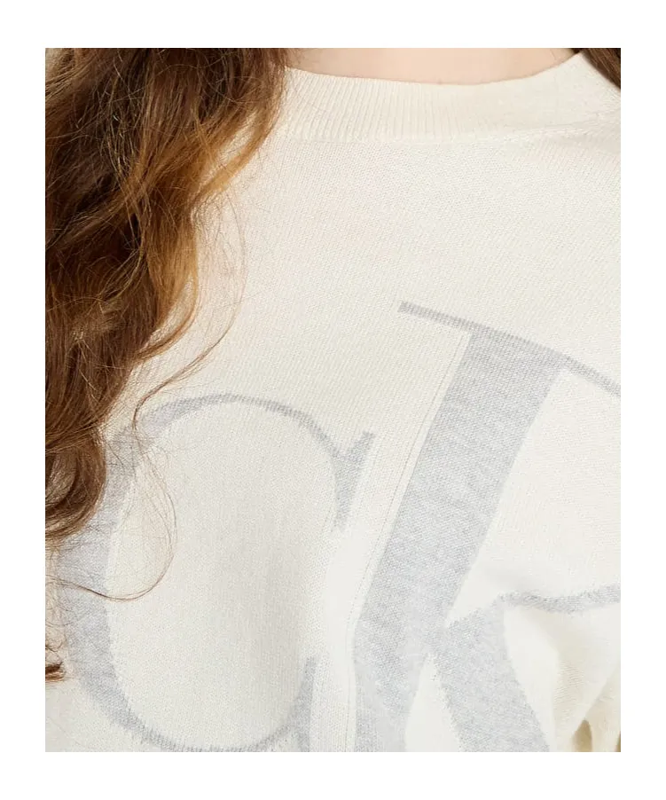 Long-Sleeve Cotton Sweater