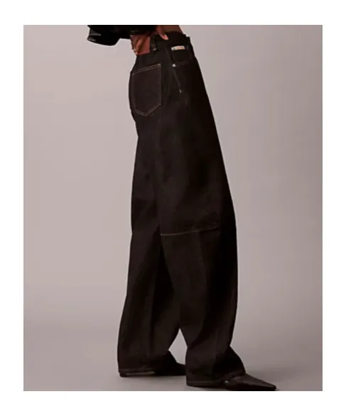 High Rise Barrel Jeans
