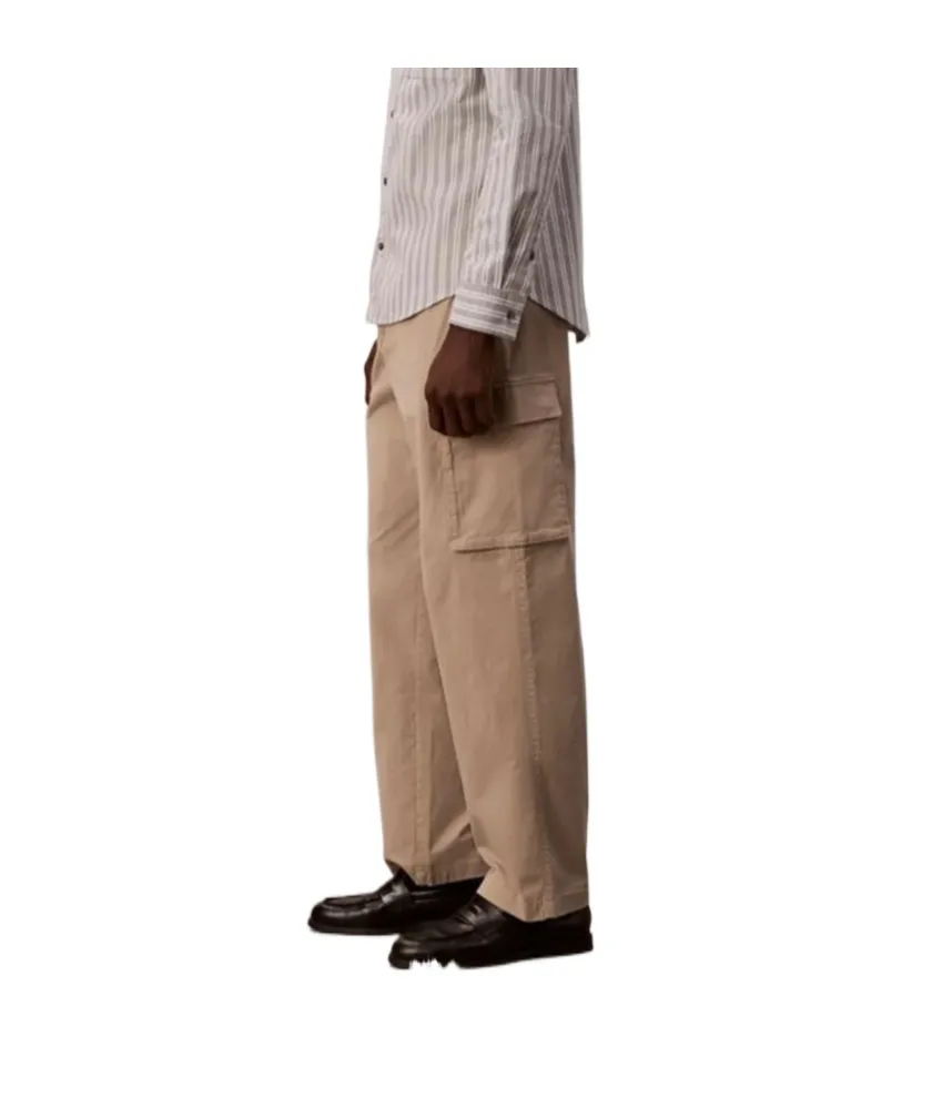 Straight Cotton Cargo Pants