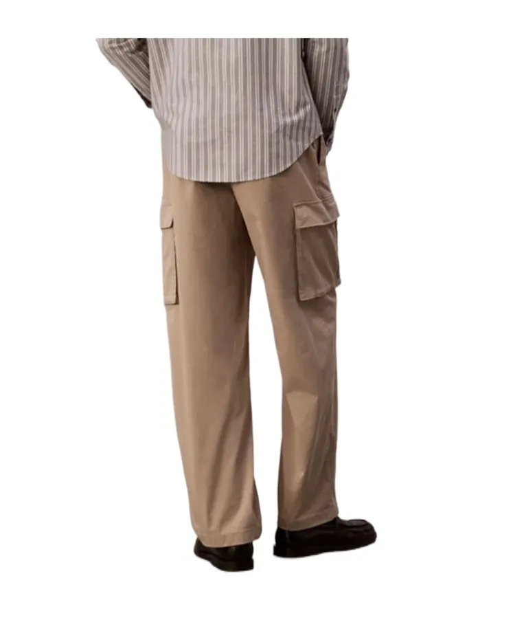 Straight Cotton Cargo Pants