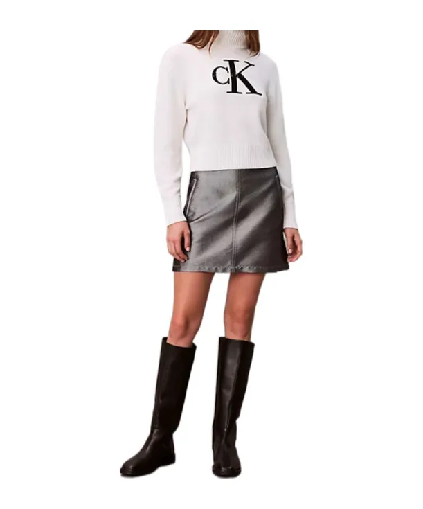 Soft Chenille Roll Neck Jumper