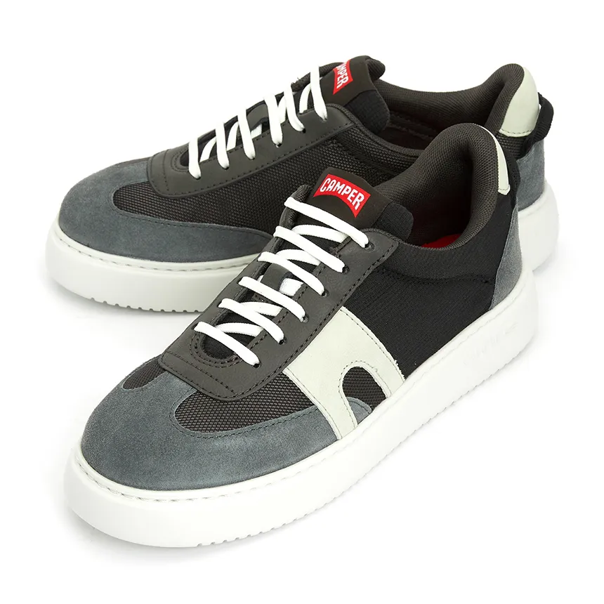 Multicolor Textile And Nubuck Sneakers