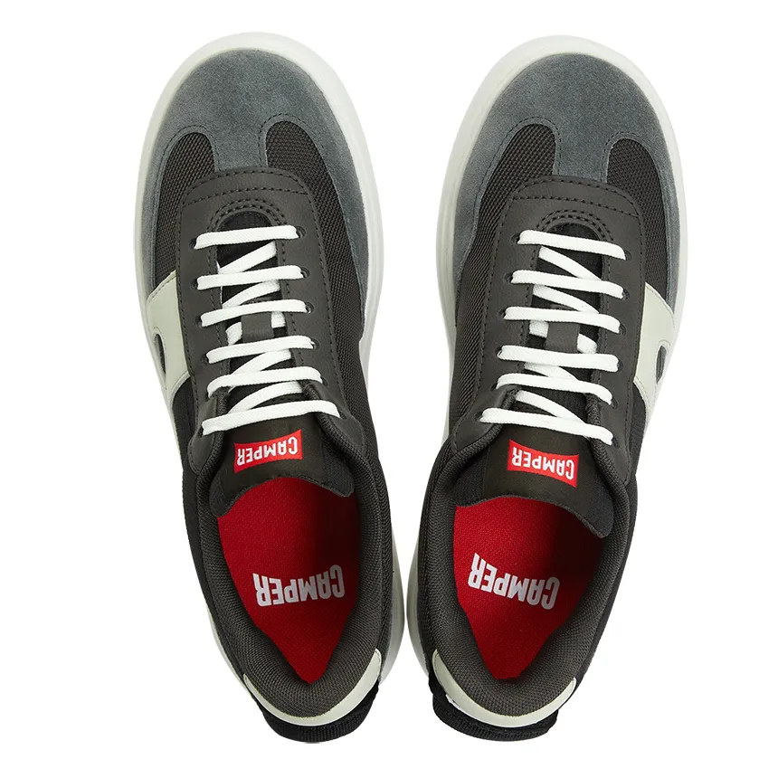 Multicolor Textile And Nubuck Sneakers