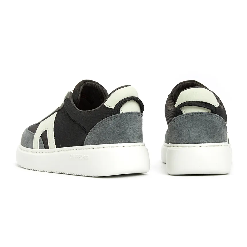 Multicolor Textile And Nubuck Sneakers