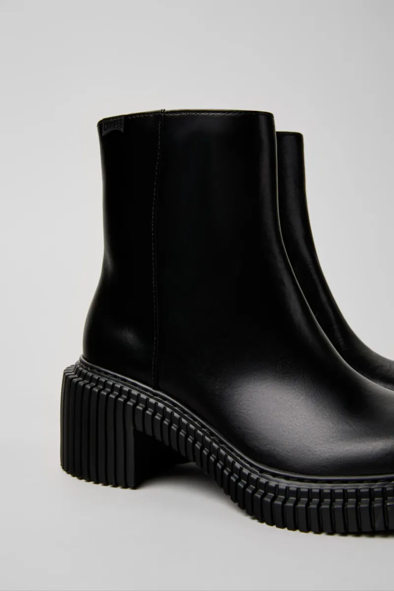 70Mm Pix London Ridged-Sole Boots