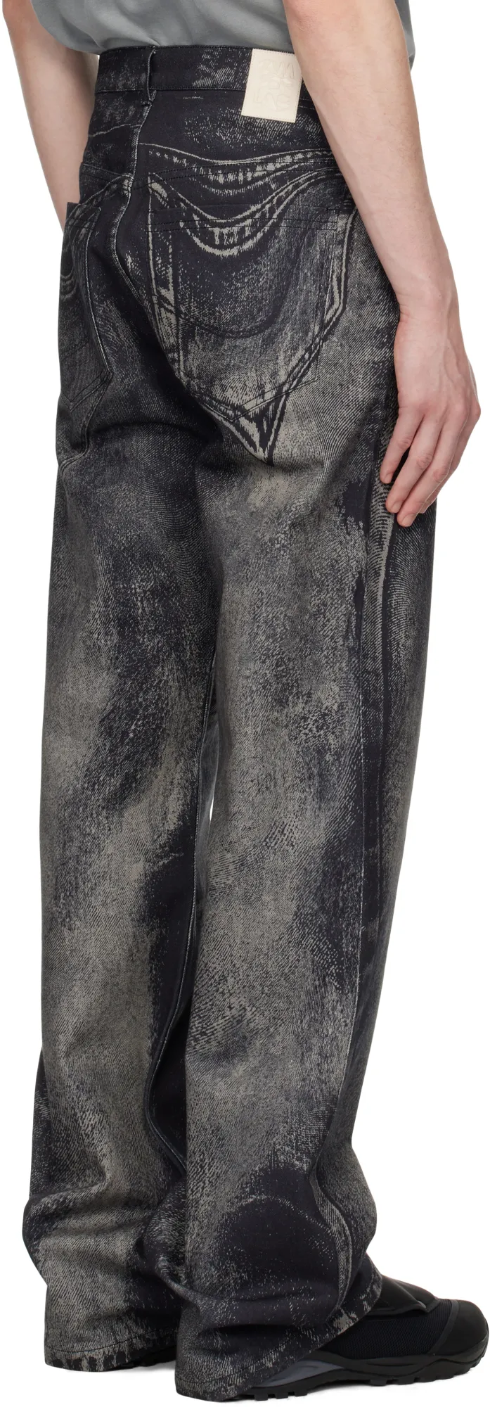 Abstract-Pattern Jeans