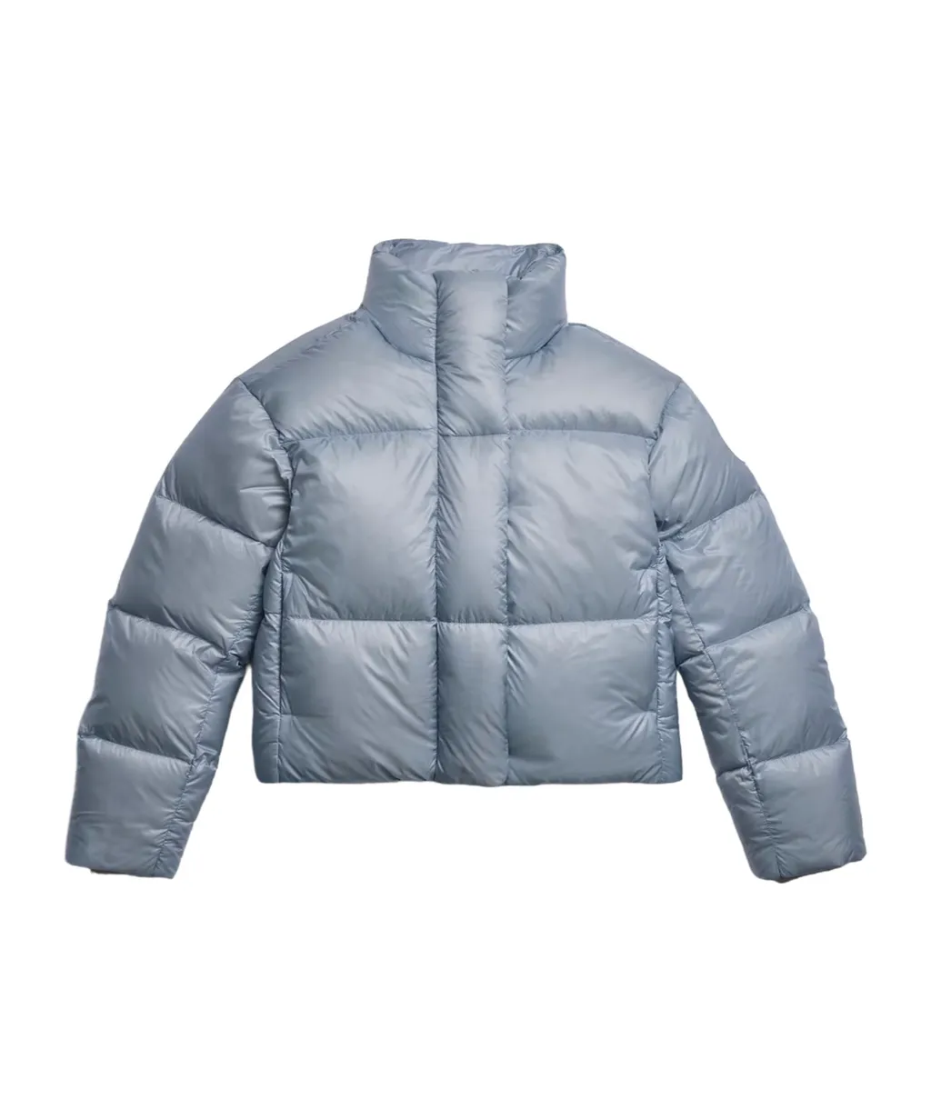 Cypress Cropped Puffer White Label
