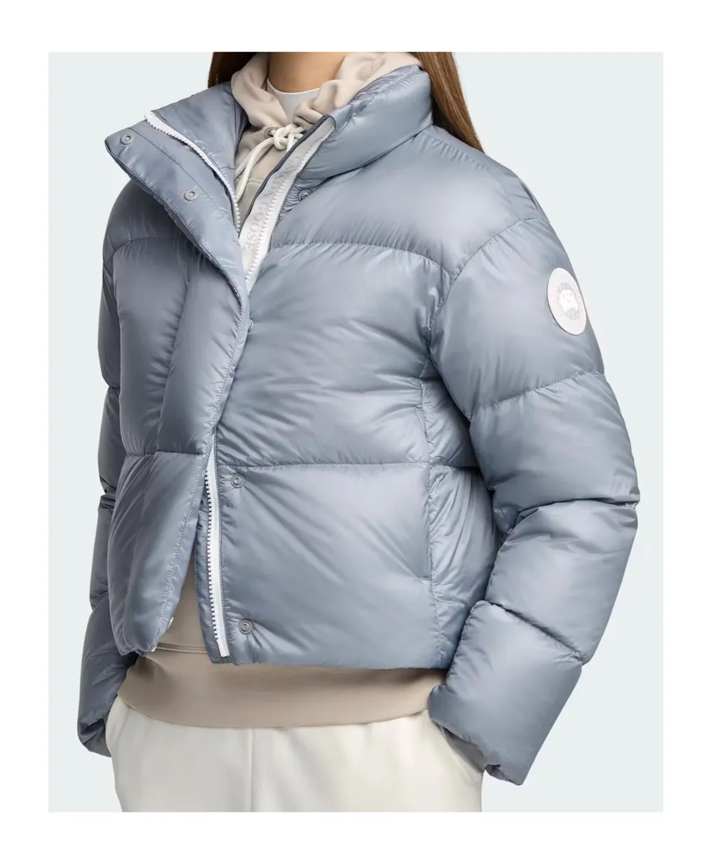 Cypress Cropped Puffer White Label