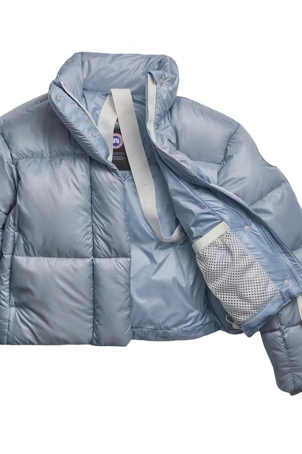 Cypress Cropped Puffer White Label