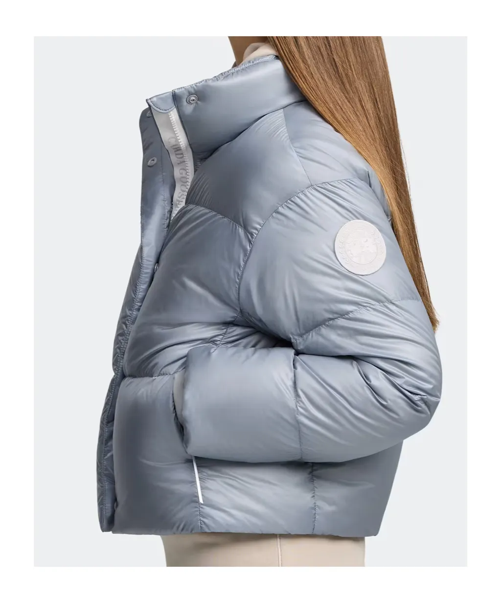 Cypress Cropped Puffer White Label