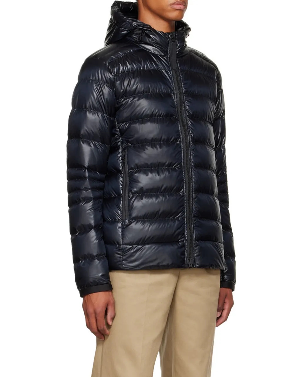 Logo-Patch Hooded Puffer Jacket