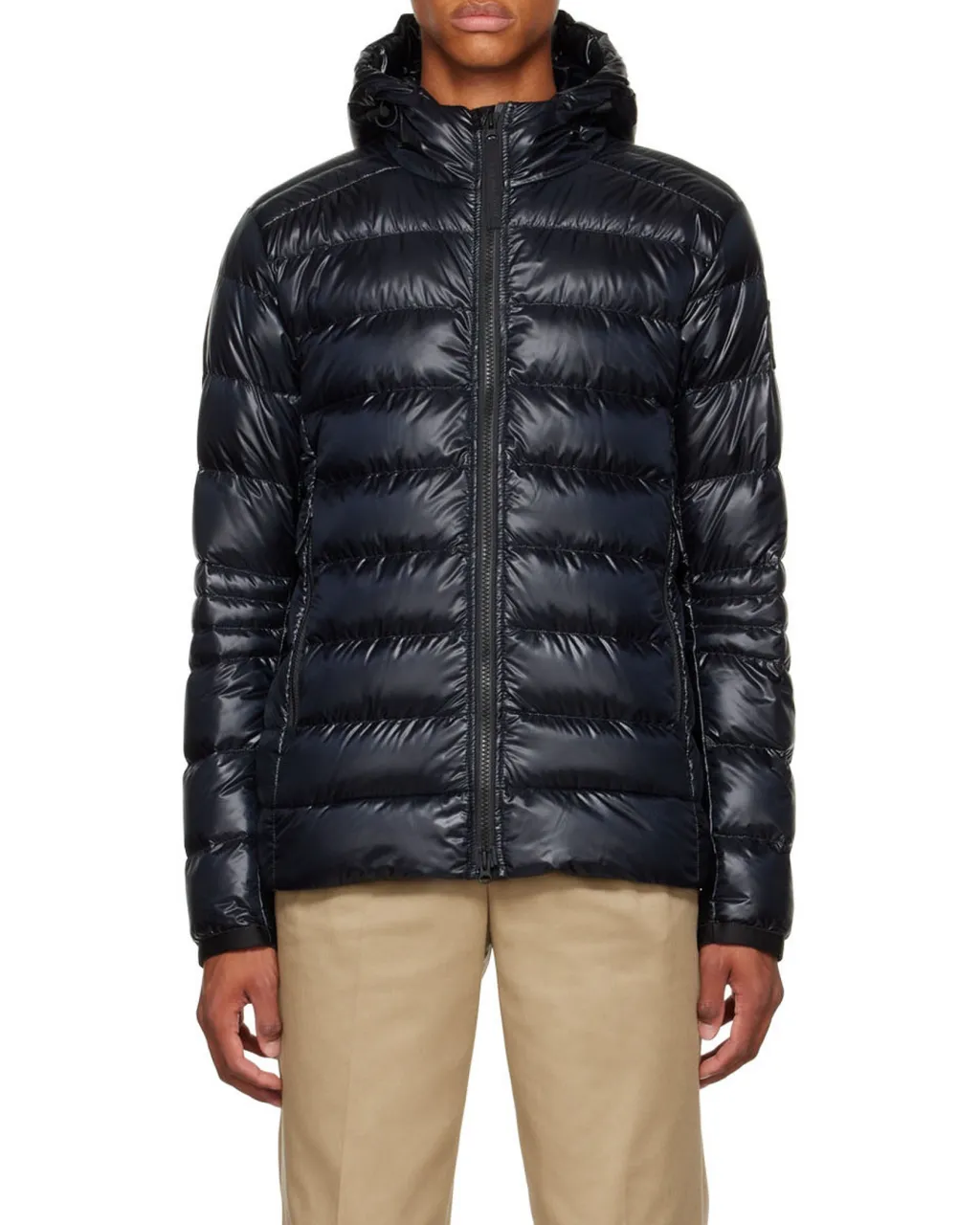 Logo-Patch Hooded Puffer Jacket
