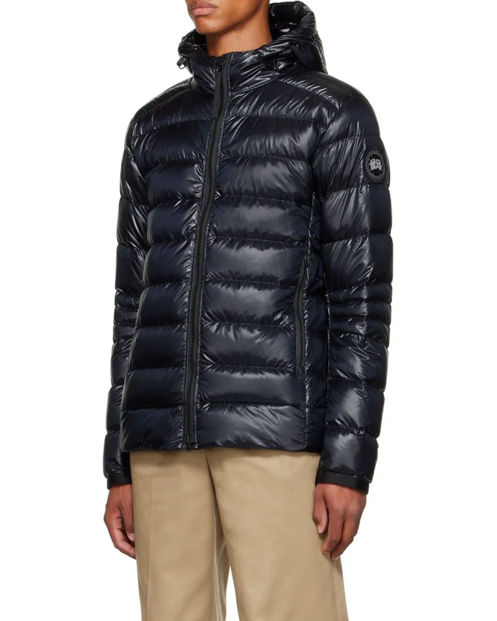 Logo-Patch Hooded Puffer Jacket
