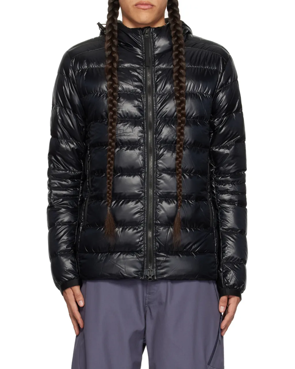 Logo-Patch Hooded Puffer Jacket