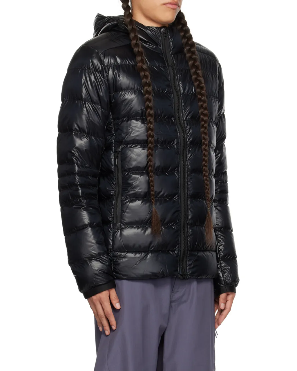 Logo-Patch Hooded Puffer Jacket