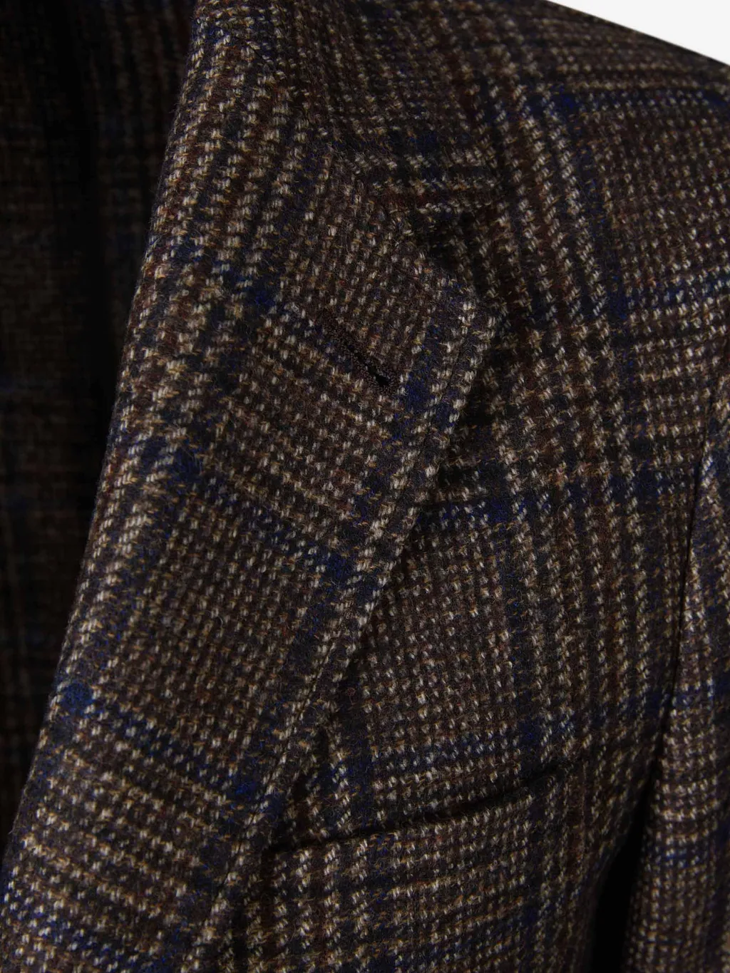 Plaid-Check Single-Breasted Blazer