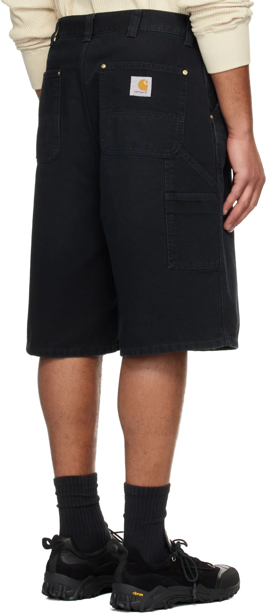 Og Single Knee Denim Shorts
