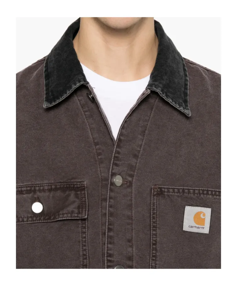 Mitch Logo Patch Denim Shirt