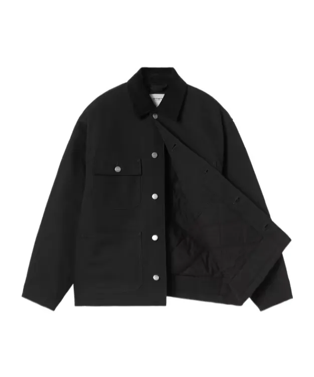 Corduroy-Effect Pocket Jacket