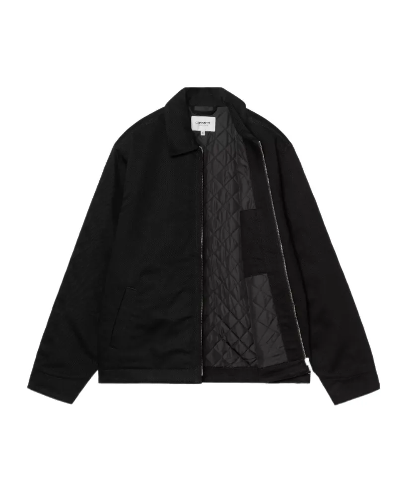 Logo Embroidered Zip-Up Jacket