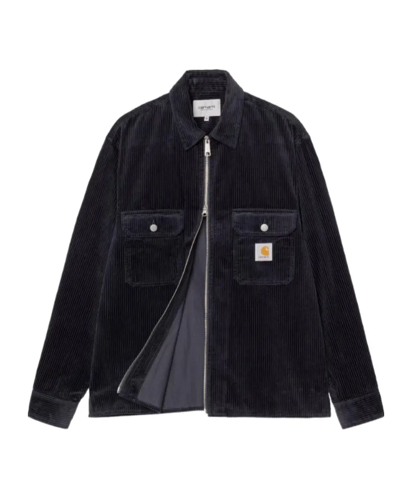 Reynold Flap-Pocket Zip-Up Shirt