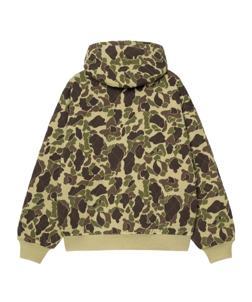 Camouflage-Pattern Zip Hoodie