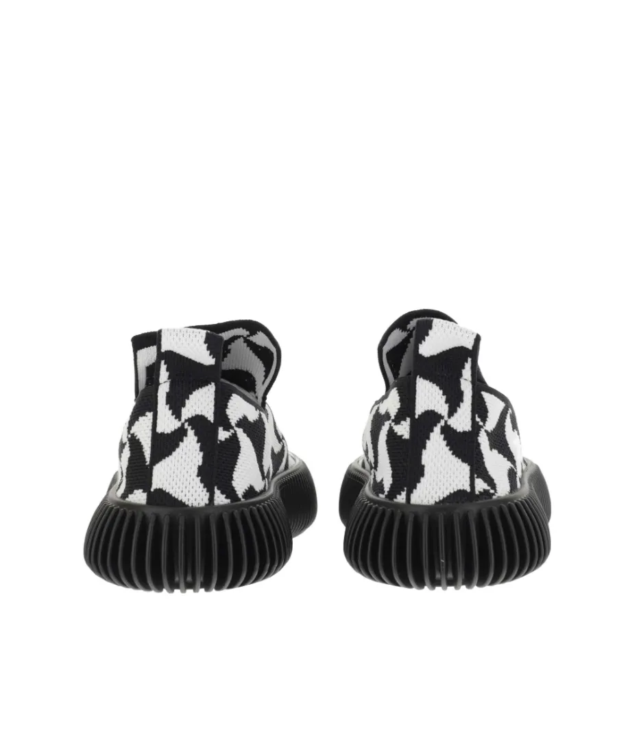 Interwoven Designed Slip-On Sneakers